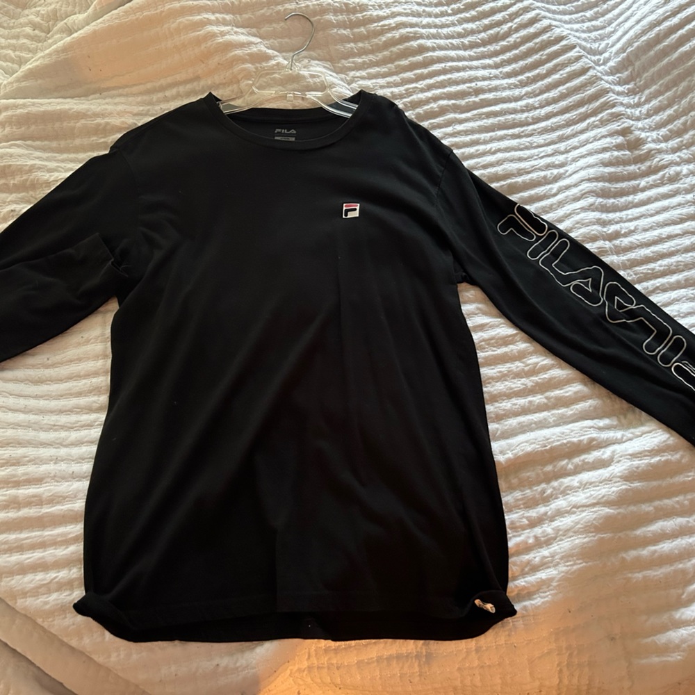 Fila long sleeve black shirt